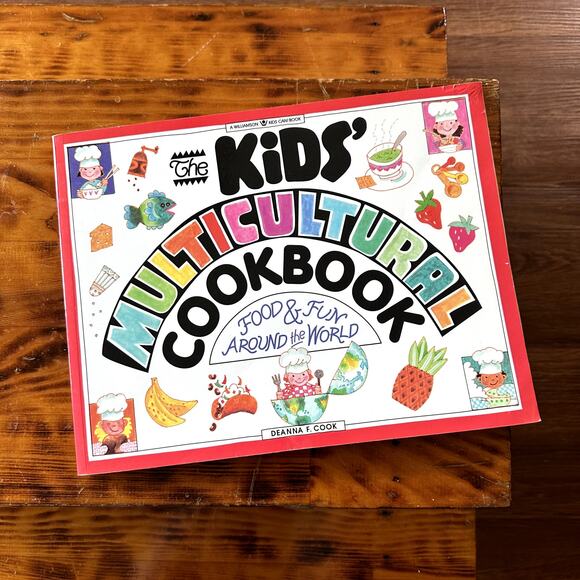 Vintage 1995 The Kids' Multicultural Cookbook Food & Fun Around The World Book - Picture 1 of 11